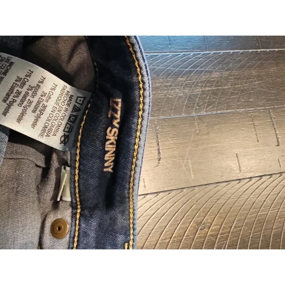 Michael Kors Women Blue Straight‎ Leg Denim Jeans Low Rise Sz Reg 4 27x29